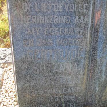 COCKERAM Gertruide Susanna nee AUCAMP 1906-1961
