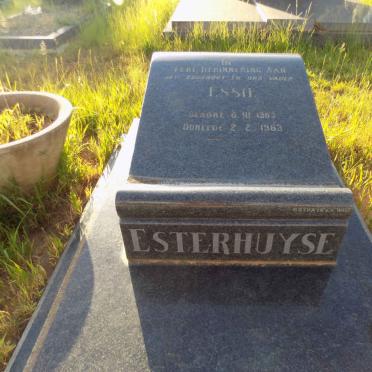 ESTERHUYSE Essie 1903-1963