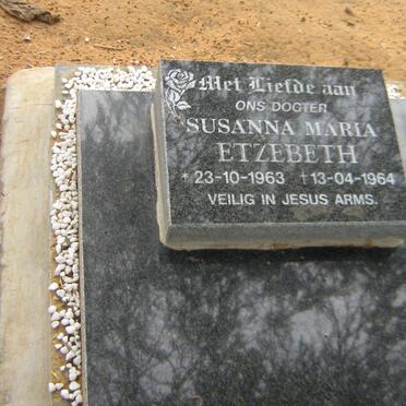 ETZEBETH Susanna Maria 1963-1964
