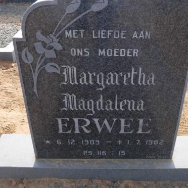 ERWEE Margaretha Magdalena 1909-1982