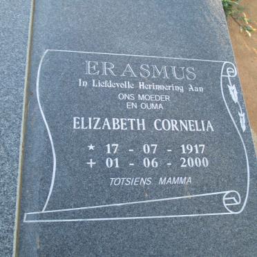 ERASMUS Elizabeth Cornelia 1917-2000