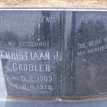 GROBLER Christiaan J. 1909-1978