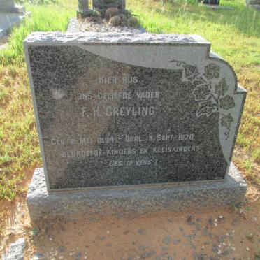 GREYLING F.H. 1894-1970