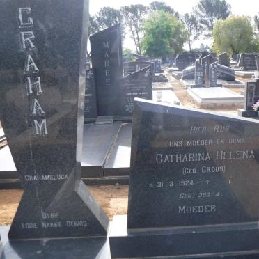 GRAHAM Edward 1910-1980 &amp; Catharina Helena CROUS 1924-