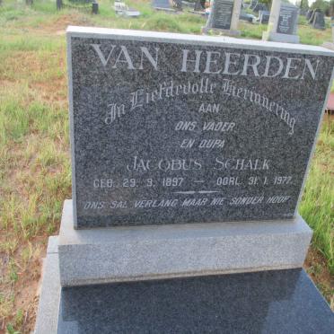 HEERDEN Jacobus Schalk, van 1897-1977
