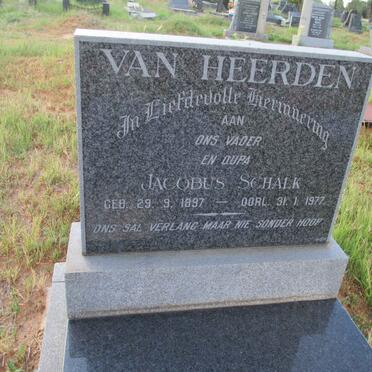 HEERDEN Jacobus Schalk, van 1897-1977