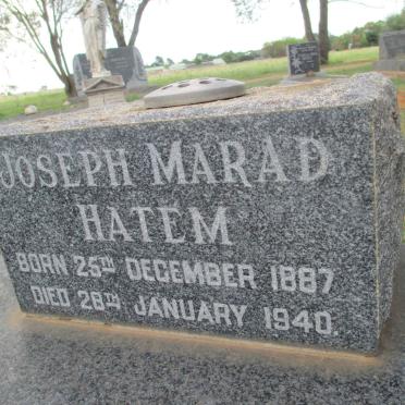 HATEM Joseph Marad 1887-1940