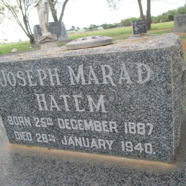 HATEM Joseph Marad 1887-1940