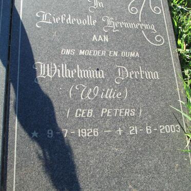 HORAK Abraham Isaac 1919-1989 &amp; Wilhelmina Dertrina PETERS 1926-2003