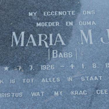 HEERDEN Maria M.J., van 1926-1990