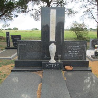 KOTZÉ Anna Elizabeth nee CLAASSEN 1923-1981