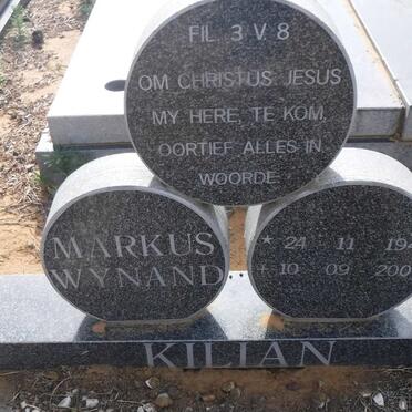 KILIAN Markus Wynand 1945-2000