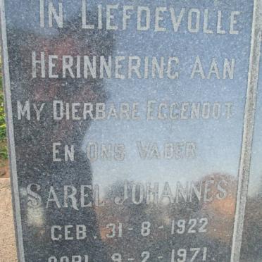 KOTZÉ Sarel Johannes 1922-1971