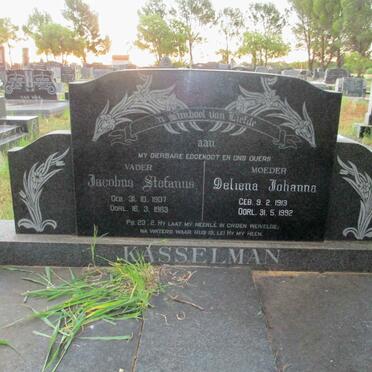 KASSELMAN Jacobus Stefanus 1907-1963 &amp; Deliena Johanna 1913-1992
