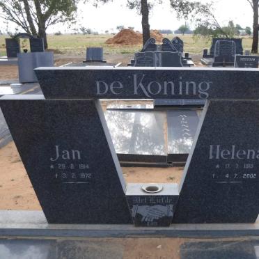 KONING Jan, de 1914-1972 &amp; Helena 1919-2002