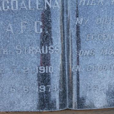 KOEN Magdalena A.F.C. nee STRAUSS 1910-1974