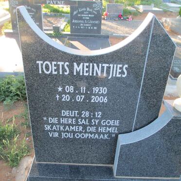 MEINTJIES Toets 1930-2006