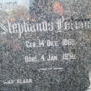 MALAN Stephanus Petrus 1868-1930 &amp; Anna Maria Magdalena PRETORIUS 1878-1947