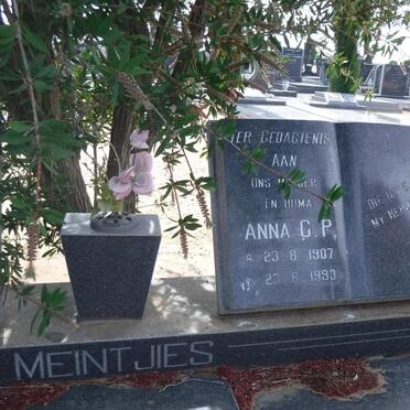 MEINTJIES Hendrik B.L. 1904-1986 &amp; Anna C.P. 1907-1993