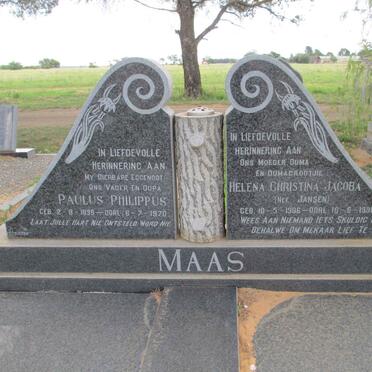 MAAS Paulus Philippus 1898-1970 &amp; Helena Christina Jacoba JANSEN 1906-1980