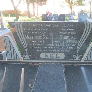 NEL Marthinus S.J.P. 1909-1989 &amp; Cornelia J. MYBURGH 1915-1992