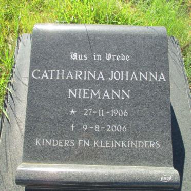 NIEMANN Catharina Johanna 1906-2006