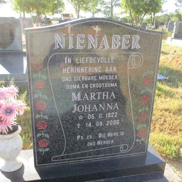 NIENABER Martha Johanna 1922-2006