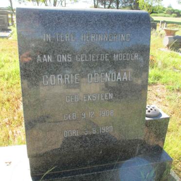 ODENDAAL Corrie nee EKSTEEN 1908-1980