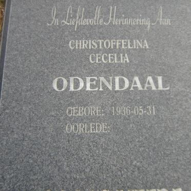 ODENDAAL Christoffelina Cecelia 1936-