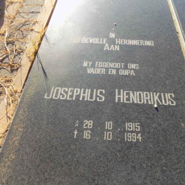 OOSTHUIZEN Josephus Hendrikus 1915-1994