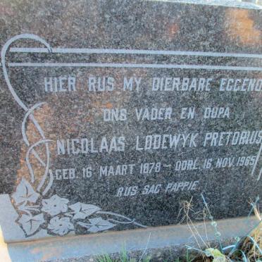 PRETORIUS Nicolaas Lodewyk 1878-1965