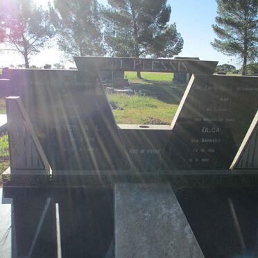 PLESSIS Pieter A.L., du 1912-1983 &amp; Olga BARNARD 1916-1980