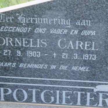 POTGIETER Cornelis Carel 1903-1973