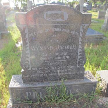 PRETORIUS Wynand Jacobus 1900-1970 &amp; Hester Wilhelmina OOSTHUIZEN 1906-1959