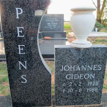 PEENS Johannes Gideon 1928-1988