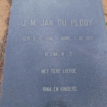 PLOOY J.M. Jan, du 1916-1971