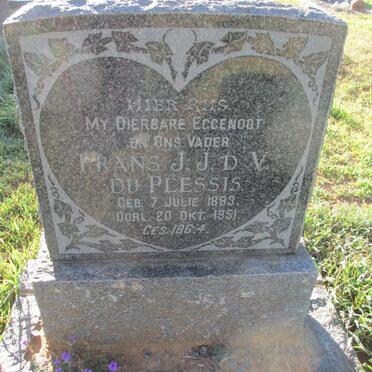 PLESSIS Frans J.J. d.V., du 1883-1951