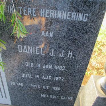 ?OU? Daniël J.J.H. 1899-1977 &amp; Maria M.S. voorheen BOTHA nee PRETORIUS 1896-1970
