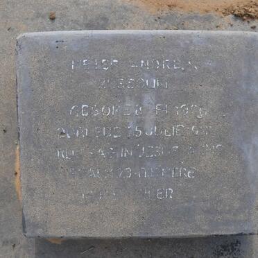 ROSSOUW Pieter Andreas