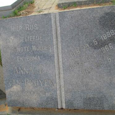 ROOYEN Anna E., van nee TERBLANCHE 1888-1966