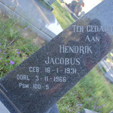 RENSBURG Hendrik Jacobus, Janse van 1931-1966
