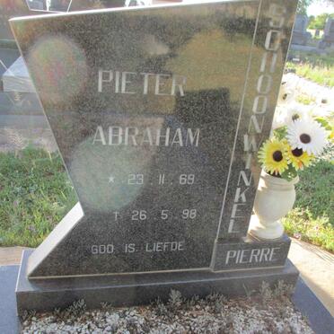 SCHOONWINKEL Pieter Abraham 1969-1998