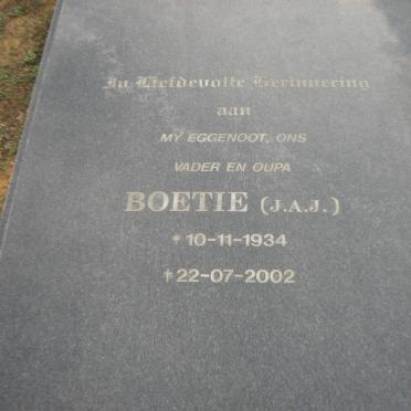 SCHOLTZ J.A.J. 1934-2002 &amp; S.W. 1938-
