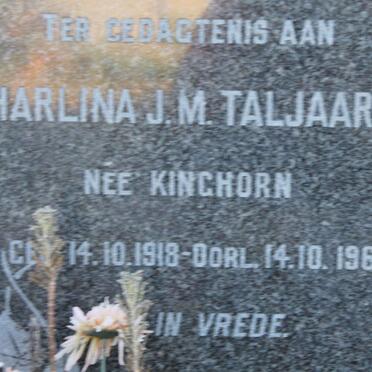 TALJAARD Charlina J.M. nee KINGHORN 1918-1964