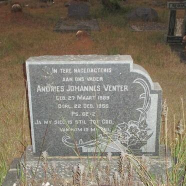 VENTER Andries Johannes 1889-1956