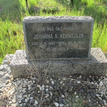 VERMEULEN Johanna A. 1888-1958