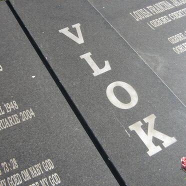 VLOK Mechiel Nikolaas 1948-2004 &amp; Louisa Francina Jacoba COERTZEN 1950-