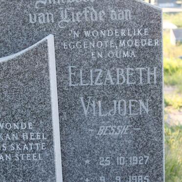 VILJOEN Elizabeth 1927-1985