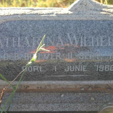 VENTER Catharina Wilhelmina nee BOUWER 1883-1966