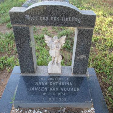 VUUREN Anna Cathrina, Jansen van 1951-1953